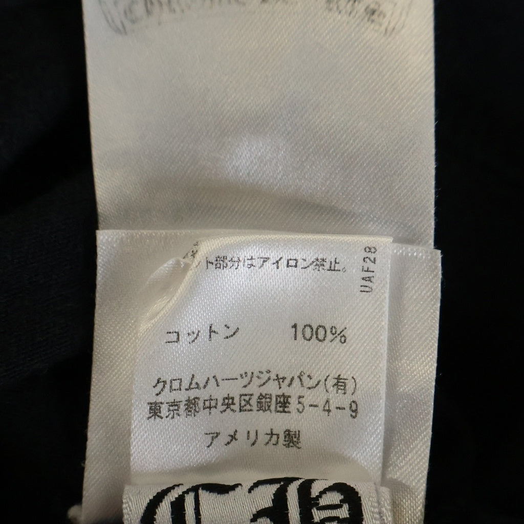CHROME HEARTS(クロムハーツ) 3 CEMETERY CROSS 3セメタリークロスプリント クルーネック半袖Tシャツカットソー ブラック/ブルー