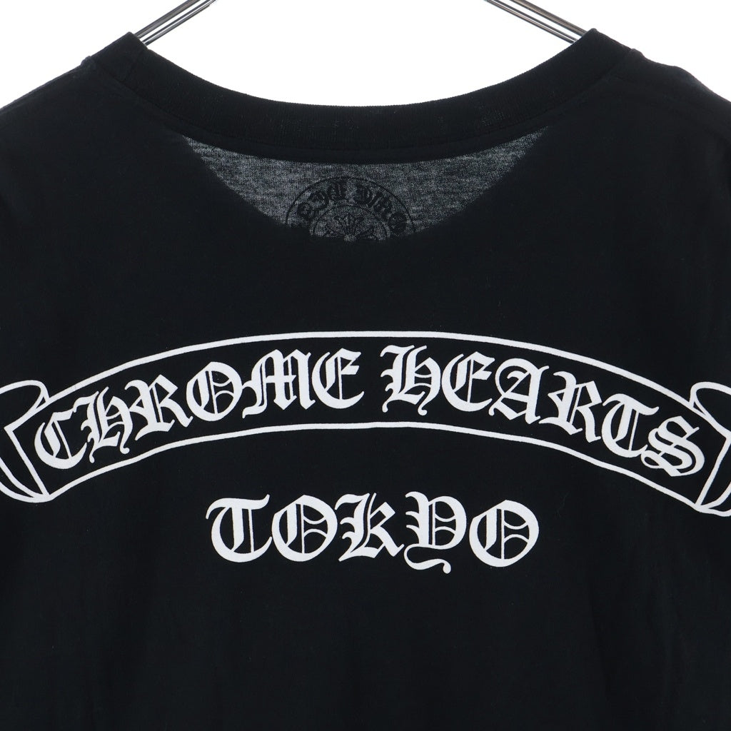CHROME HEARTS(クロムハーツ) CH S/S 東京限定 バックスクロールラベルプリント 半袖Tシャツカットソー ブラック