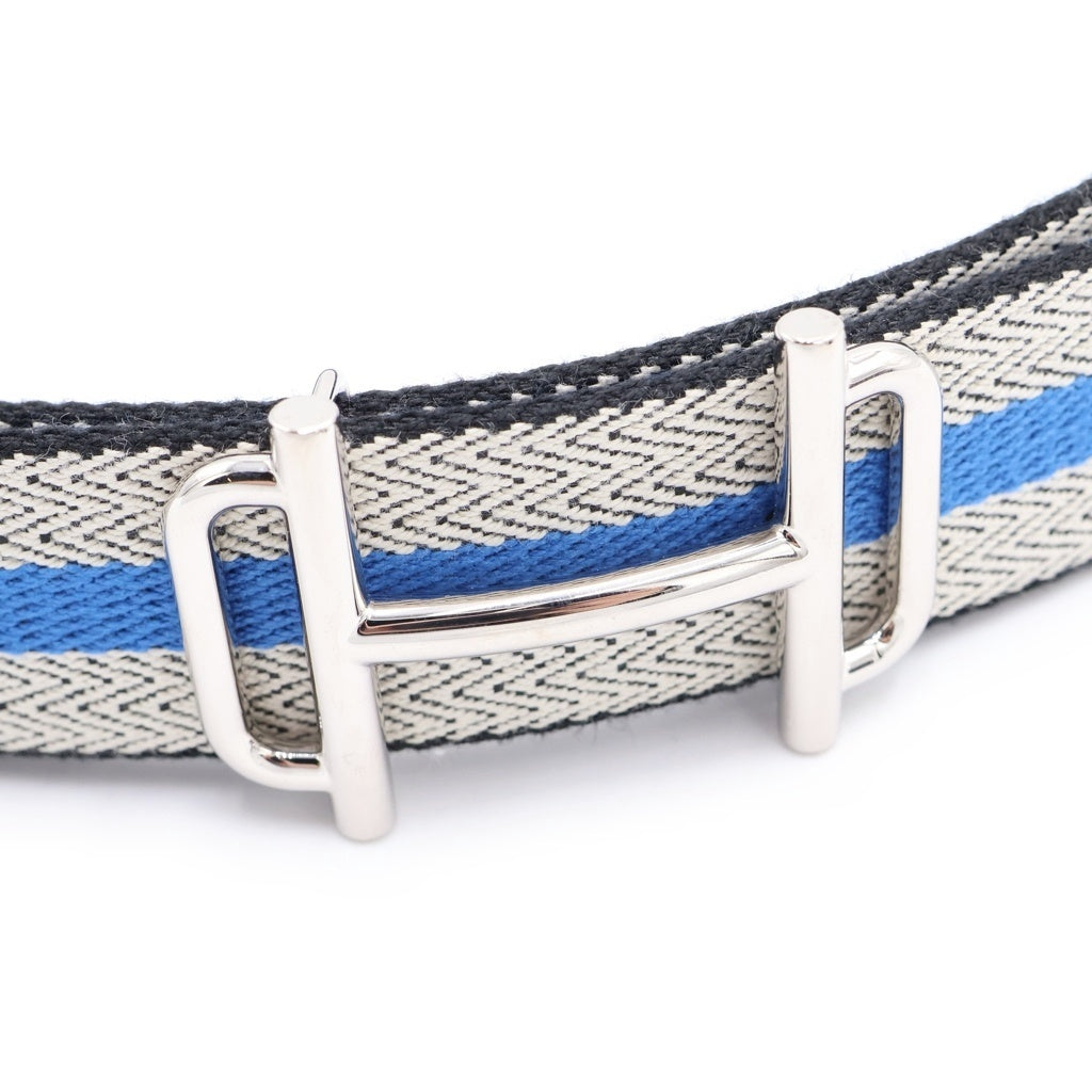 HERMES(エルメス) ロワイヤル キャンバスベルト バイカラー RG 01 79