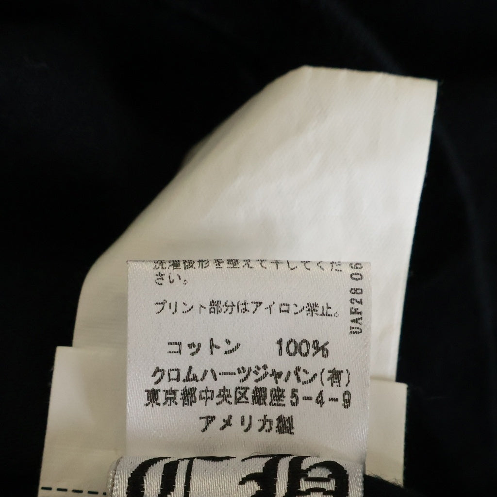 CHROME HEARTS(クロムハーツ) ×Guns N' Roses ガンズアンドローゼズ プリント半袖Tシャツカットソー ブラック