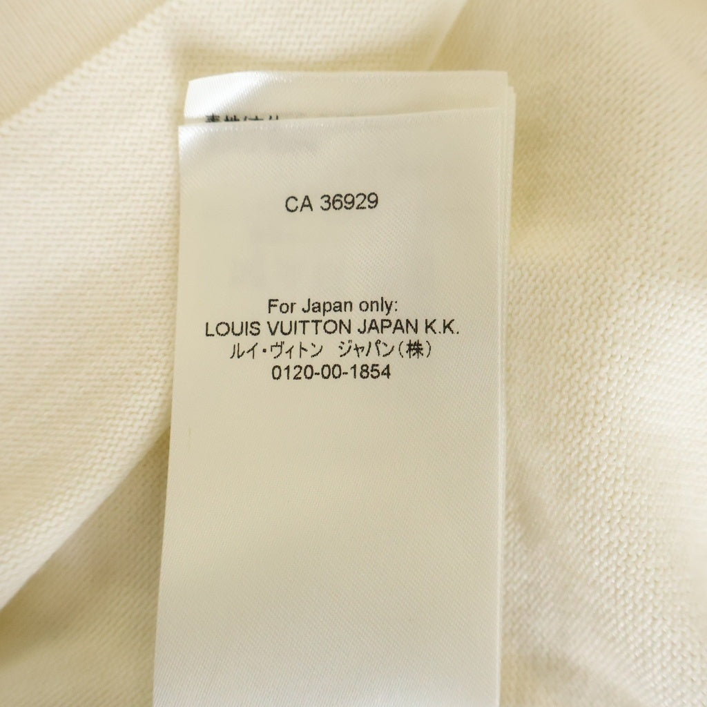 LOUIS VUITTON(ルイヴィトン) 23SS シグネチャーショートスリーブ ニット ホワイト RM222E OY8 HNN42X