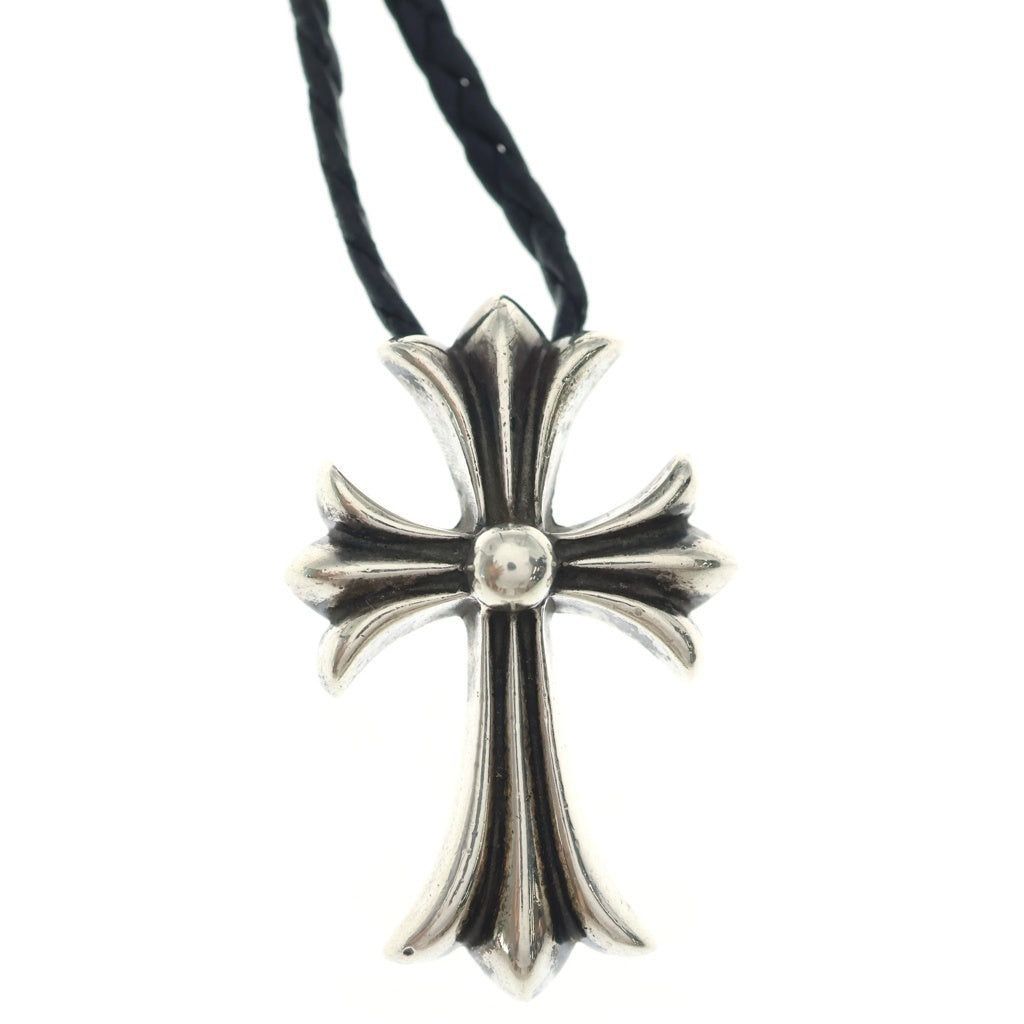 CHROME HEARTS(クロムハーツ) CH CRS SMLスモールCHクロス BC ボロチップブレイド ネックレス シルバー BCA220