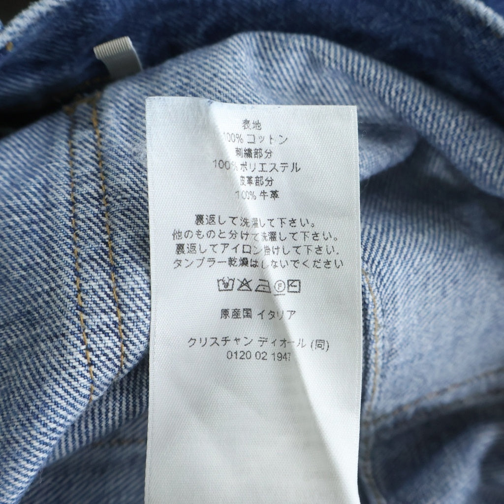 DIOR(ディオール) 26SS サイドロゴ刺繍 カーゴデニムパンツ インディゴ 683D182B3062