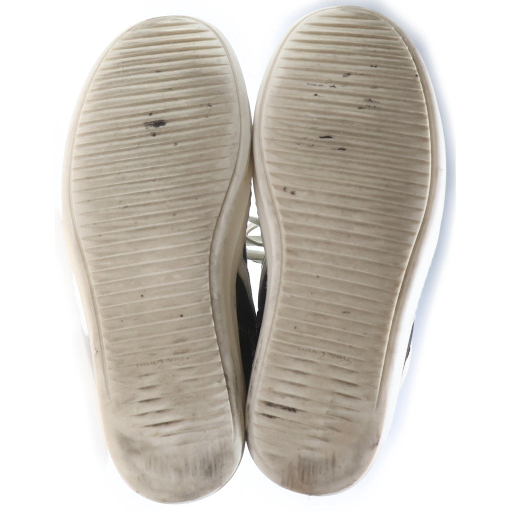 Rick Owens(リックオウエンス) GEOBASKET ジオバスケット レザーハイカットスニーカー シューズ ブラック/ホワイト 42