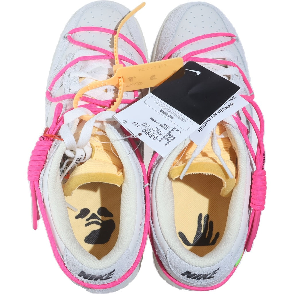 NIKE(ナイキ) ×OFF-WHITE DUNK LOW 1 OF 50 17 DJ0950-117 オフホワイト ダンク ローカットスニーカー ホワイト/グレー US9/27.0cm