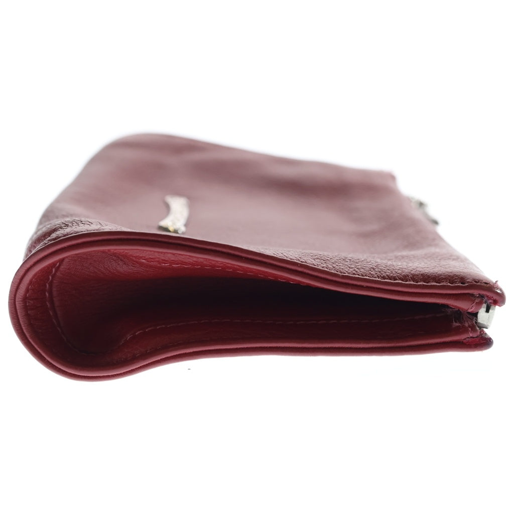 CHROME HEARTS(クロムハーツ) COSMETIC POUCH クロスパッチ コスメティックスポーチ レッド