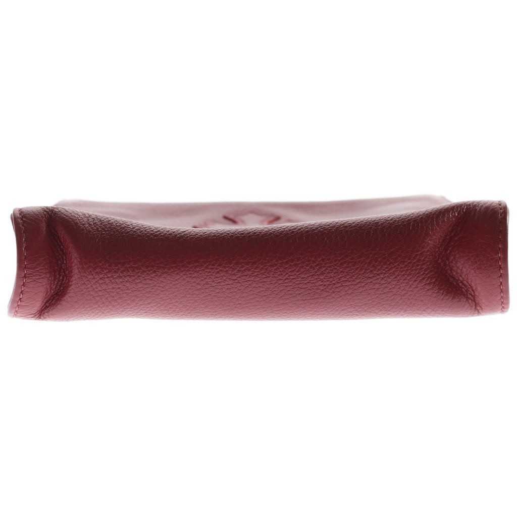 CHROME HEARTS(クロムハーツ) COSMETIC POUCH クロスパッチ コスメティックスポーチ レッド