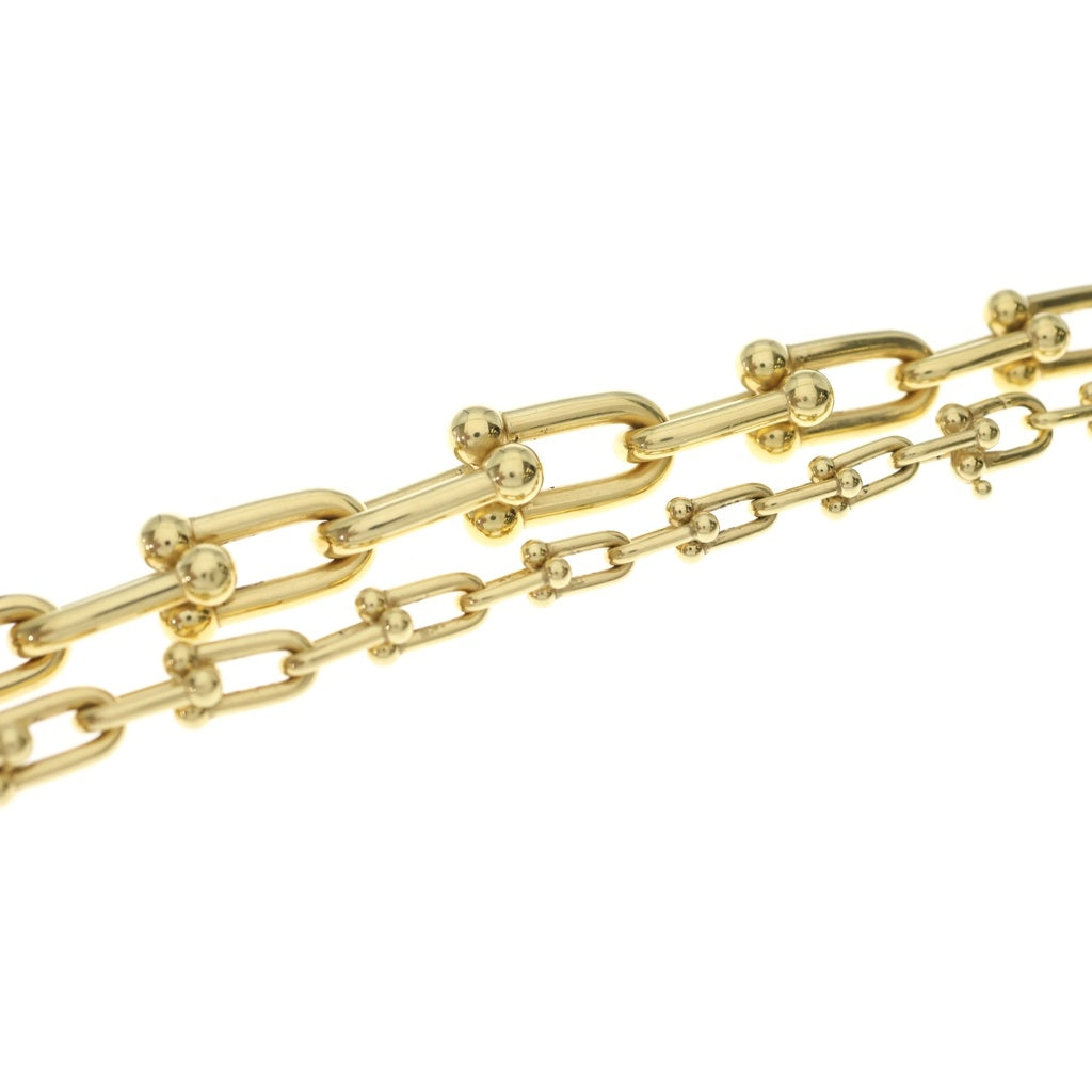 TIFFANY & Co.(ティファニー) K18YG Hardwear ハードウェア グラジュエイテッドリンクネックレス イエローゴールド レディース