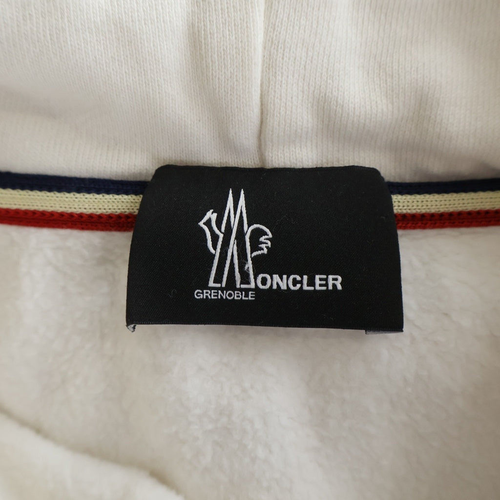 MONCLER(モンクレール) Cappuccio Hoodie Sweater カプチーノフーディー スウェットパーカー ホワイト H20978G00025