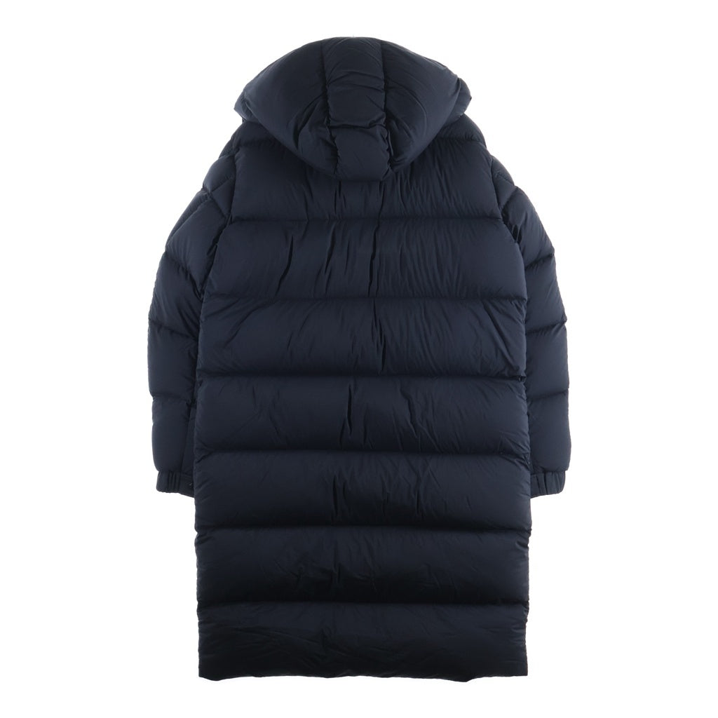 MONCLER(モンクレール) 23AW HANOVERIAN I20911C00015 53333 フード付きナイロンロングダウンジャケット ネイビー
