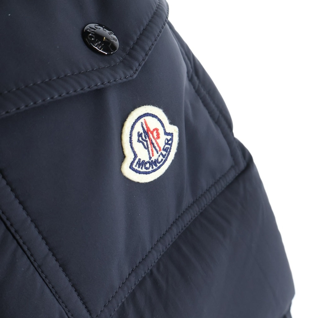 MONCLER(モンクレール) 23AW HANOVERIAN I20911C00015 53333 フード付きナイロンロングダウンジャケット ネイビー