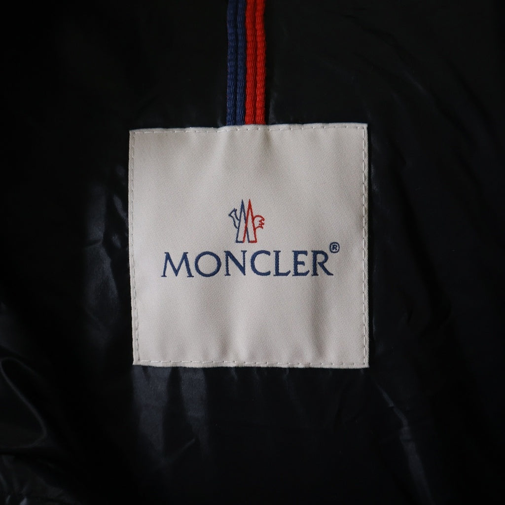 MONCLER(モンクレール) 23AW HANOVERIAN I20911C00015 53333 フード付きナイロンロングダウンジャケット ネイビー