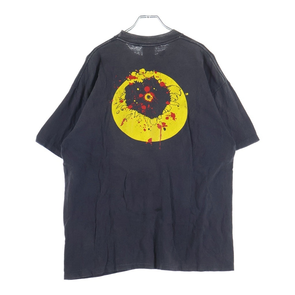 READY MADE(レディメイド) 24SS SMILE TEE RE-CO-BK-00-00-279 スマイル ヴィンテージ加工半袖Tシャツ ブラック