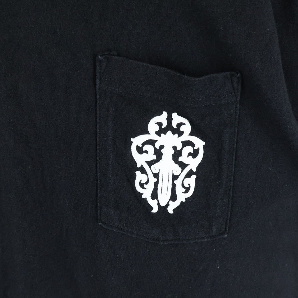 CHROME HEARTS(クロムハーツ) Vine Dagger S/S Tee ヴァインダガープリント半袖Tシャツ ブラック