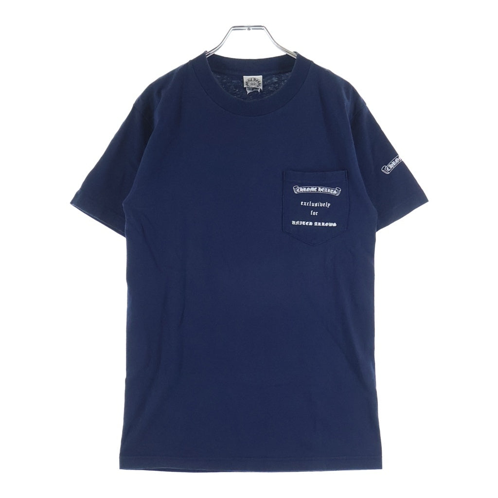 CHROME HEARTS(クロムハーツ) OLD ×UNITED ARROWS オールド ユナイテッドアローズ バックダガープリントTシャツカットソー ネイビー