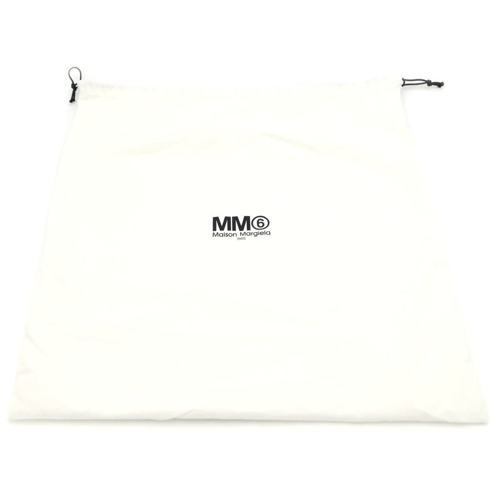 MM6 Maison Margiela(エムエムシックスメゾンマルジェラ) ジャパニーズバッグ スモール レザーハンドバッグ S54WD0043 ブラック レディース