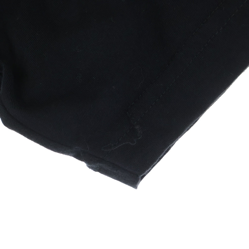CHROME HEARTS(クロムハーツ) SCROLL LABEL S/S TEE スクロールラベルプリント クルーネックポケット半袖Tシャツ ブラック