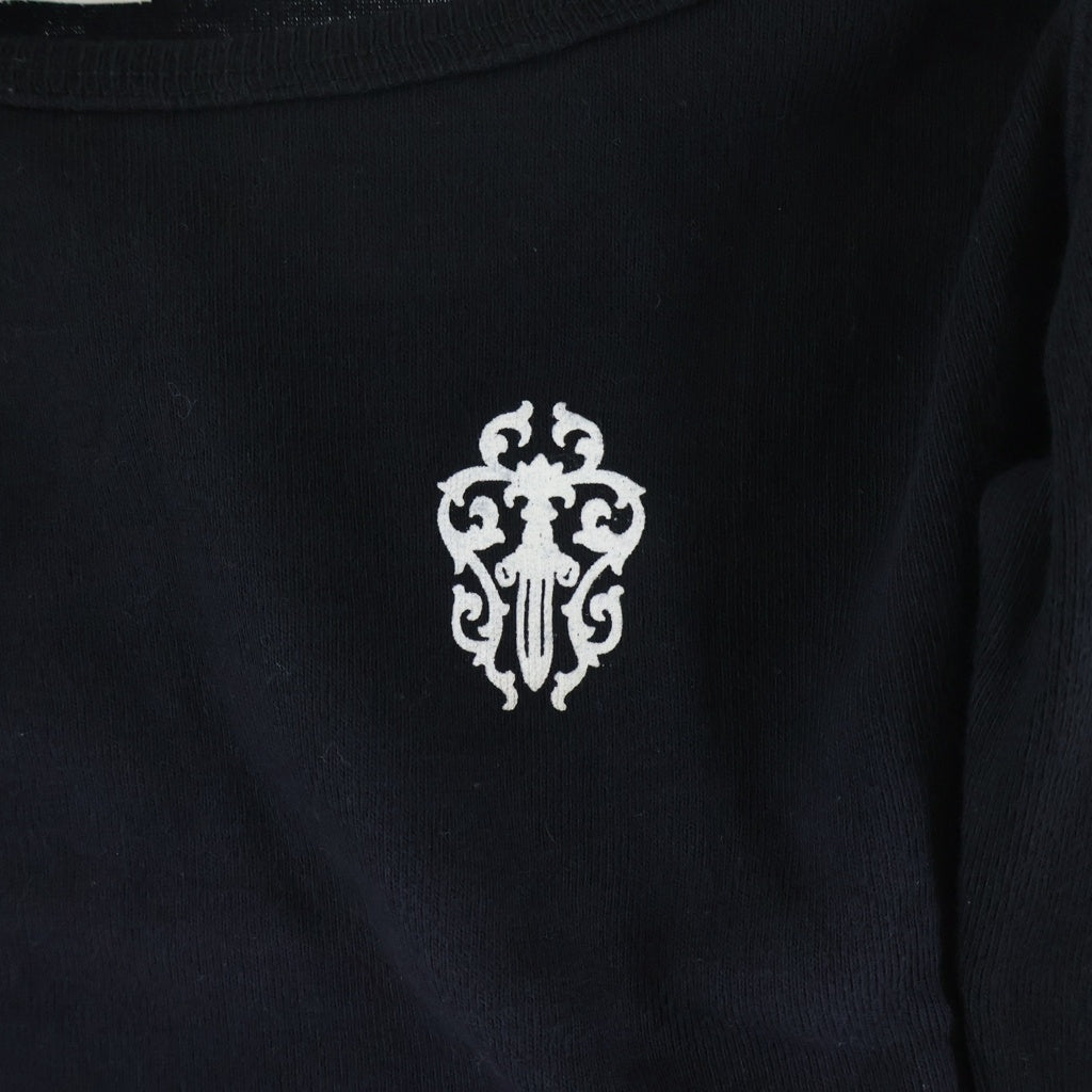 CHROME HEARTS(クロムハーツ) OLD VINE DAGGER L/S TEE オールド ヴァインダガー長袖Tシャツ ブラック レディース