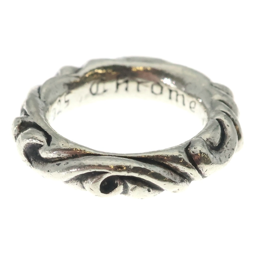 CHROME HEARTS(クロムハーツ) SCRL BAND スクロールバンド リング シルバー BCA351 レディース