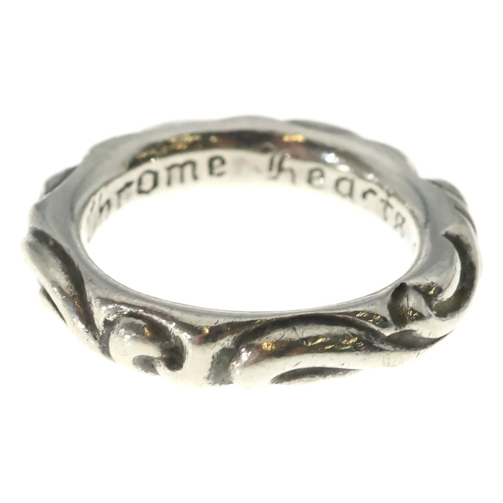 CHROME HEARTS(クロムハーツ) SCRL BAND スクロールバンド リング シルバー BCA351