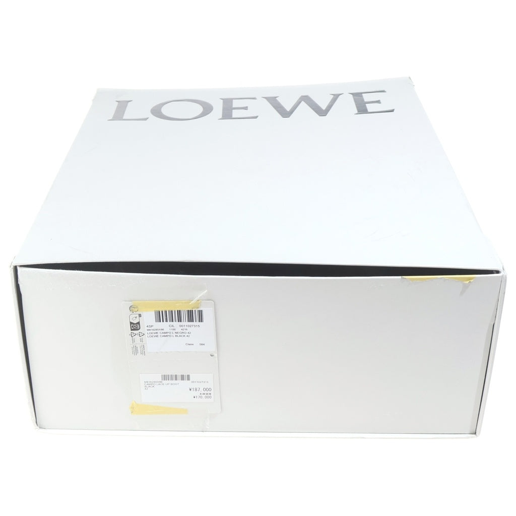 LOEWE(ロエベ) CAMPO LACE UP BOOTS カンポレースアップブーツ M816285X86 ブラック M816285X86
