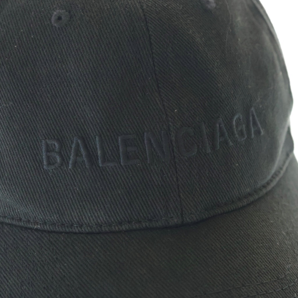 BALENCIAGA(バレンシアガ) ロゴベースボールキャップ ブラック ITAPPU2BDB6C