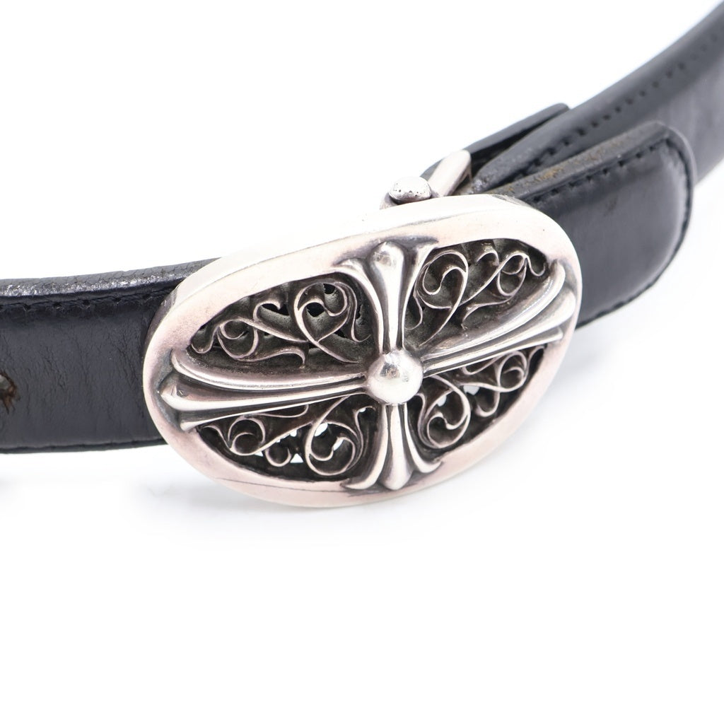 CHROME HEARTS(クロムハーツ) BUCKL OVAL CROSS1.0 1.0クラシックオーバルクロス シルバーバックル -