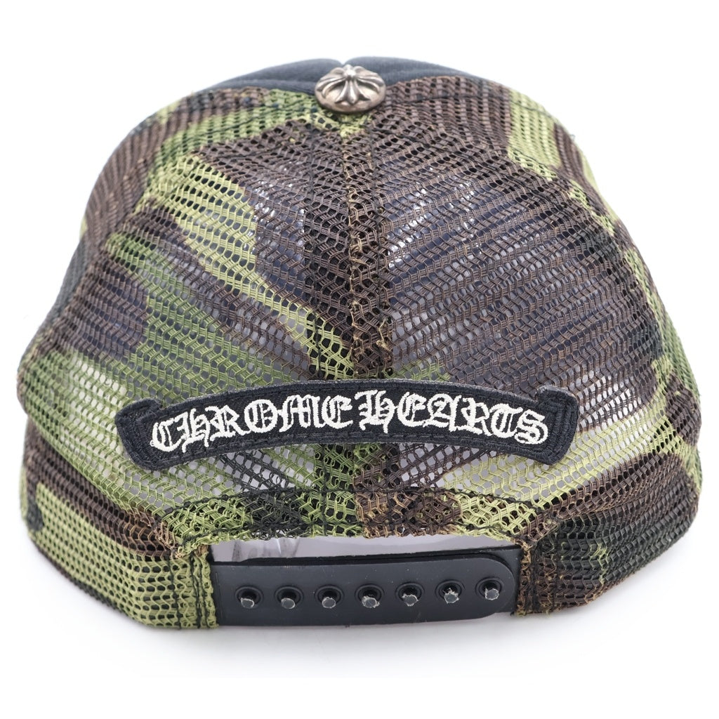 CHROME HEARTS(クロムハーツ) FOTI CLITZEN TRUCKER CAMO CAP フォティ クリッツェン カモ柄トラッカーキャップ 帽子 ブラック/グリーン -