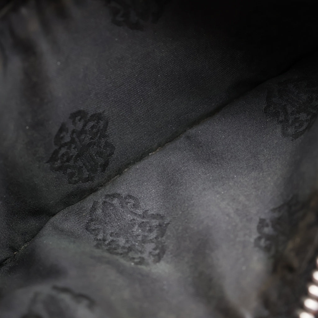 CHROME HEARTS(クロムハーツ) REC F ZIP PLANE プレーン ラウンドジップレザーウォレット 財布 ブラウン