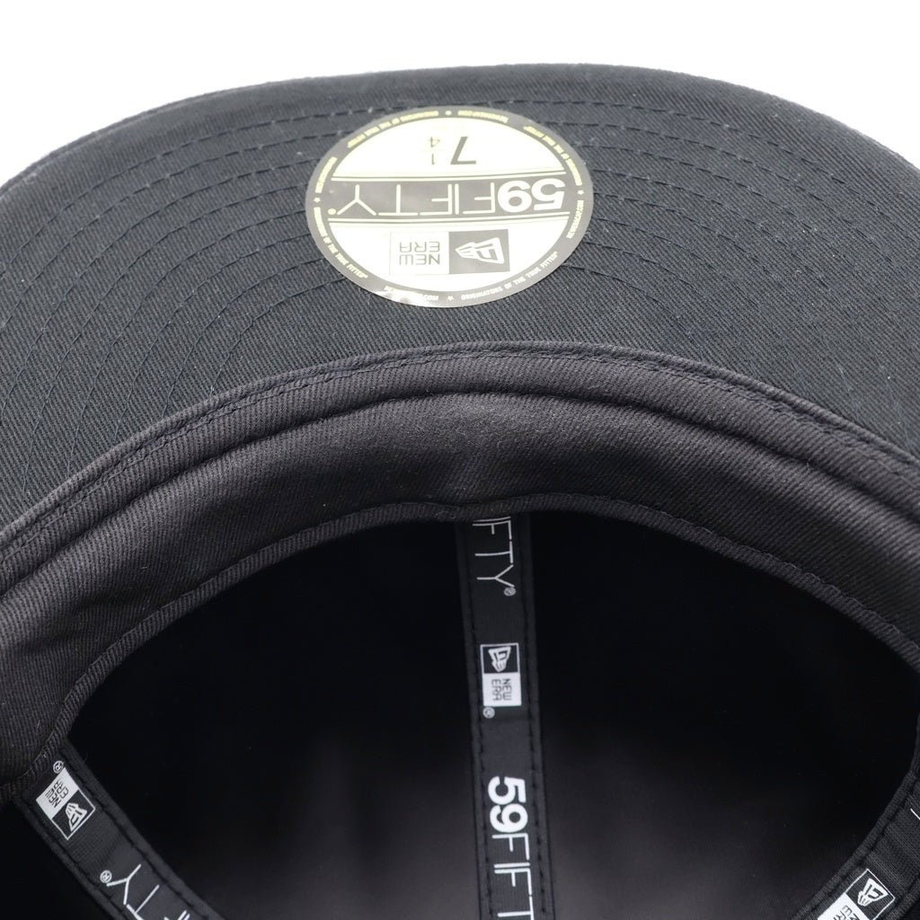 OFF-WHITE(オフホワイト) 24AW ×New Era ×AC Milan 59FIFTY ニューエラ AC ミラン ベースボールキャップ ブラック -