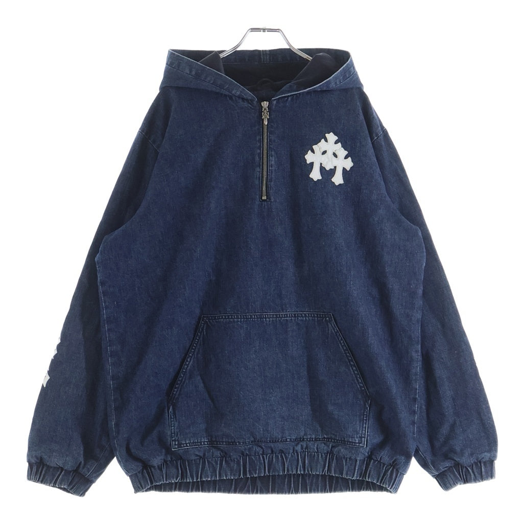 CHROME HEARTS(クロムハーツ) RUCKUS ハーフジップデニムアノラックブルゾン インディゴ -
