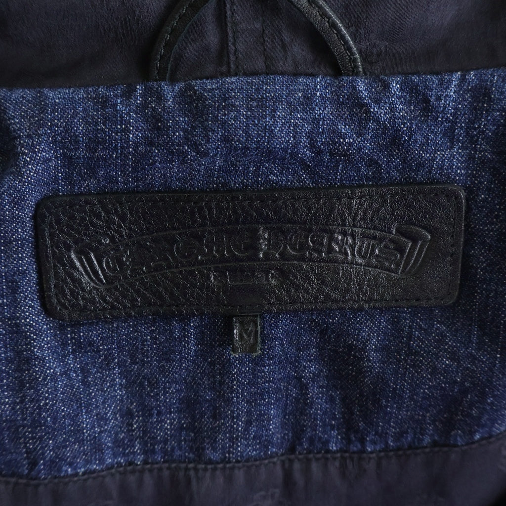 CHROME HEARTS(クロムハーツ) RUCKUS ハーフジップデニムアノラックブルゾン インディゴ -