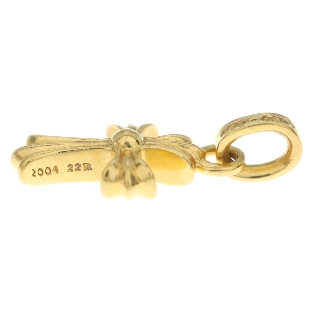 CHROME HEARTS(クロムハーツ) 22K CRS BBYFAT P/DIA ベイビーファットクロス PAVEダイヤ ペンダントトップ ゴールド BCA035 -