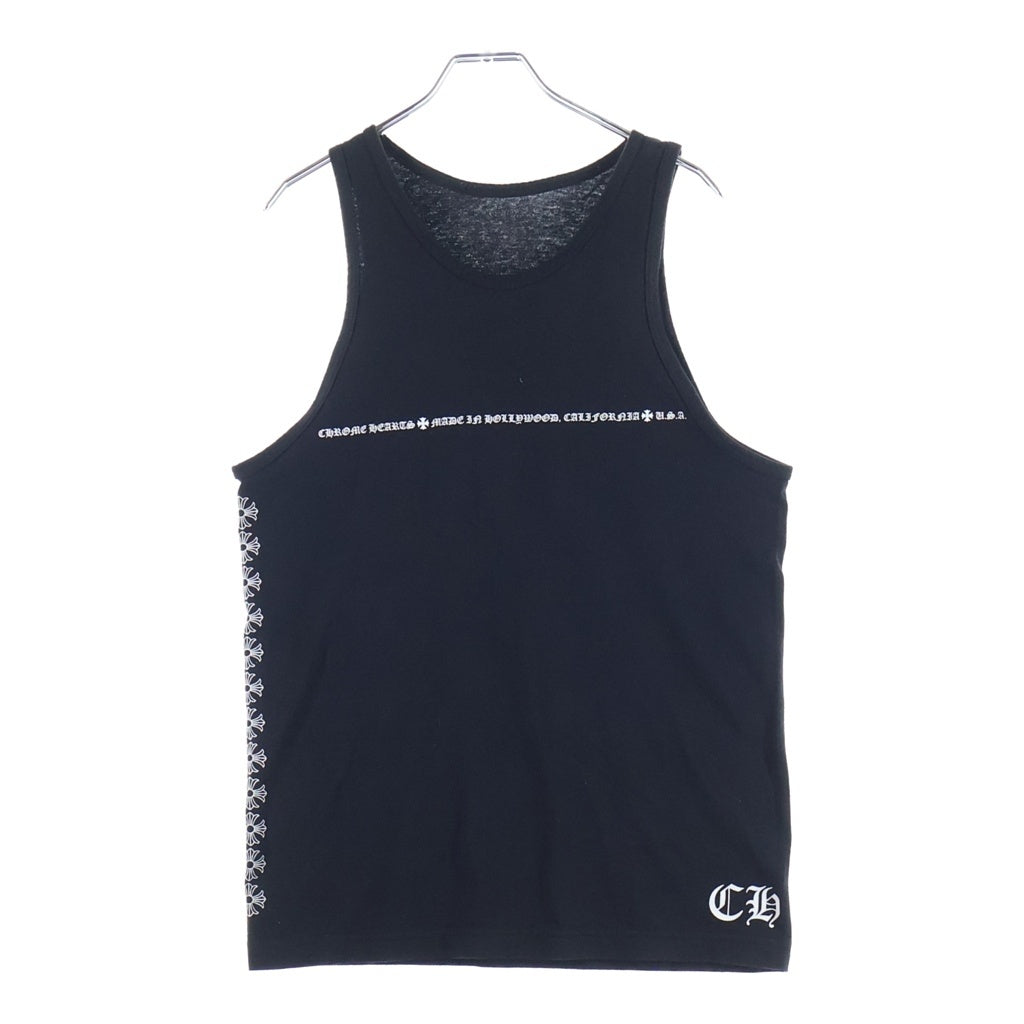 CHROME HEARTS(クロムハーツ) サイドCHプラス タンクトップ ノースリーブカットソー ブラック -