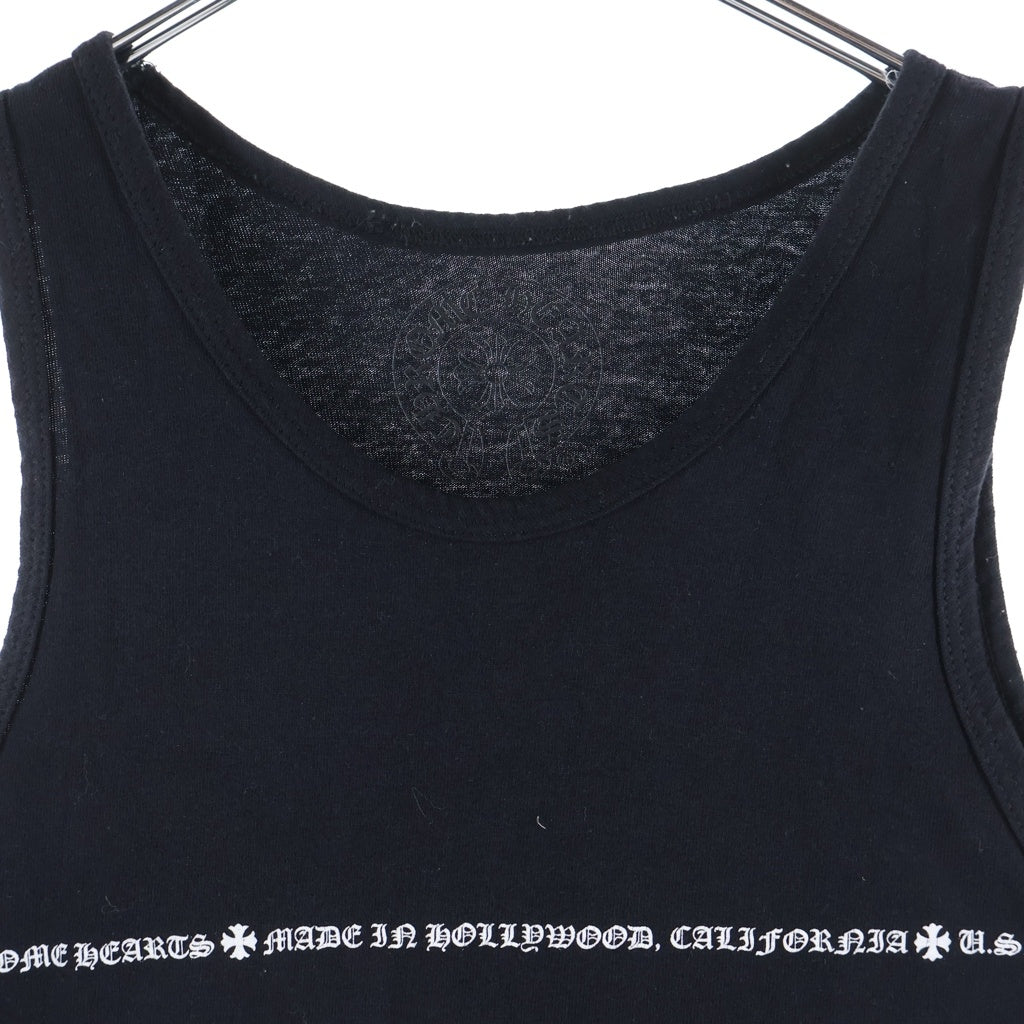 CHROME HEARTS(クロムハーツ) サイドCHプラス タンクトップ ノースリーブカットソー ブラック -