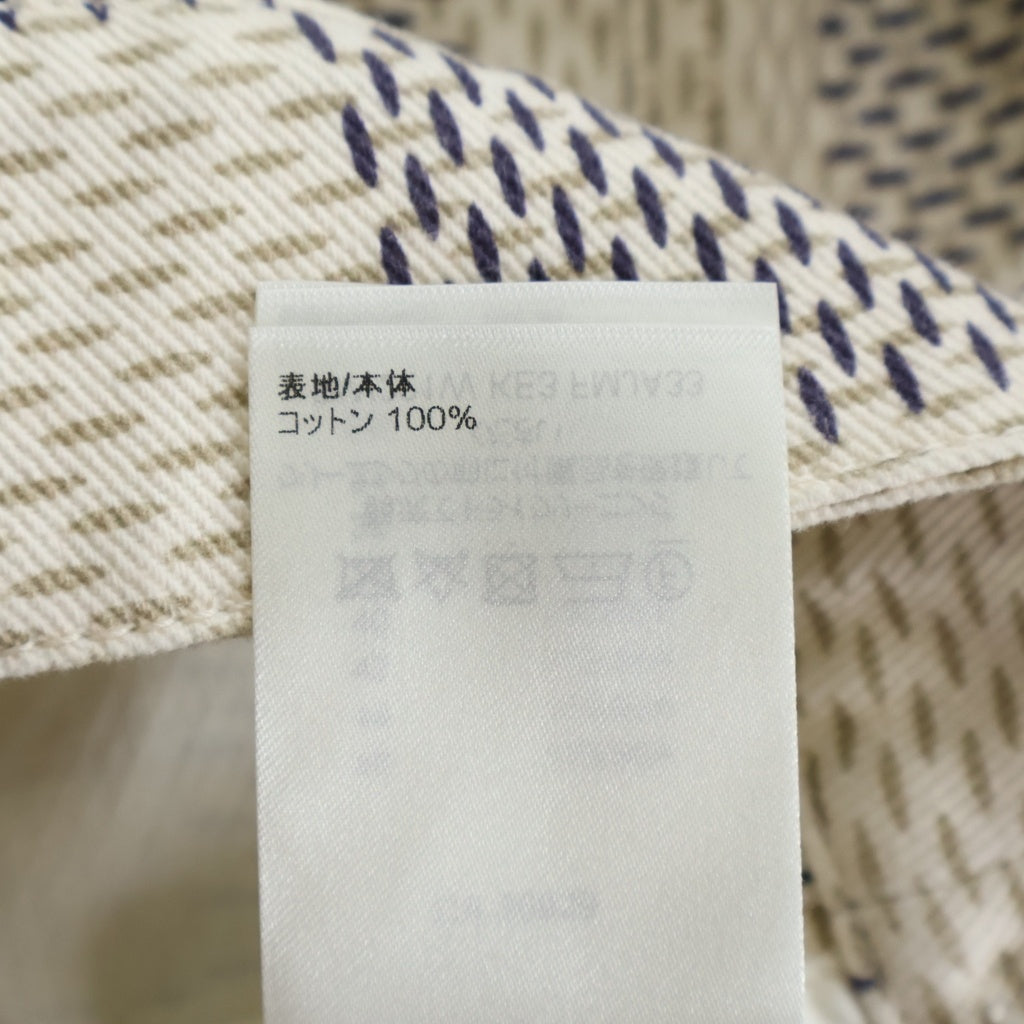 LOUIS VUITTON(ルイヴィトン) 21AW ダミエ アズール デニム トラッカージャケット ホワイト レディース RW221W KE3 FMJA33
