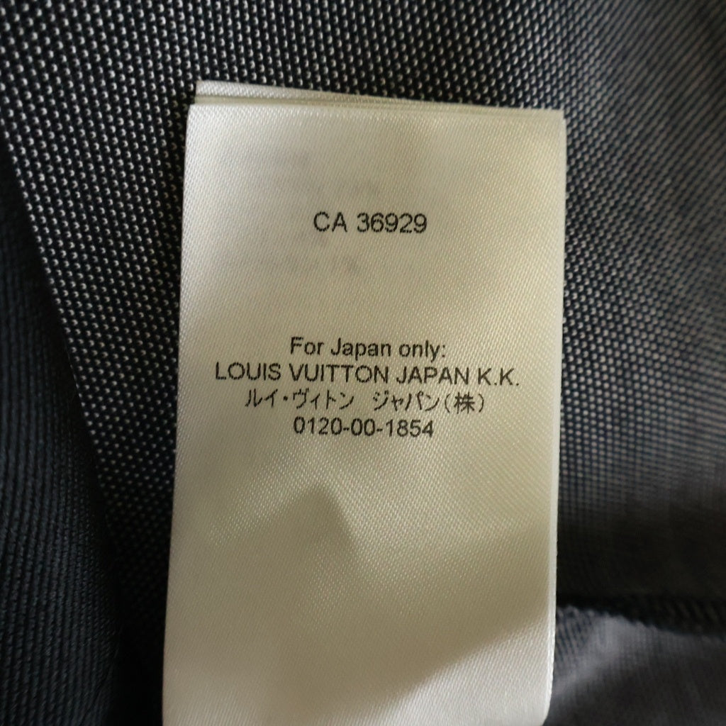 LOUIS VUITTON(ルイヴィトン) 23SS ロゴナンバリングベースボール半袖シャツ ブラック RM231 YN1 HOS83W