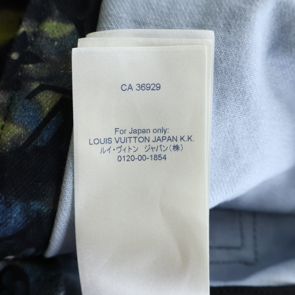 LOUIS VUITTON(ルイヴィトン) 21AW Painted Monogram Tie Dyed Denim Shirt RM2129 H98 HLA10W ペインテッド モノグラム 対台柄デニムシャツジャケット マルチ