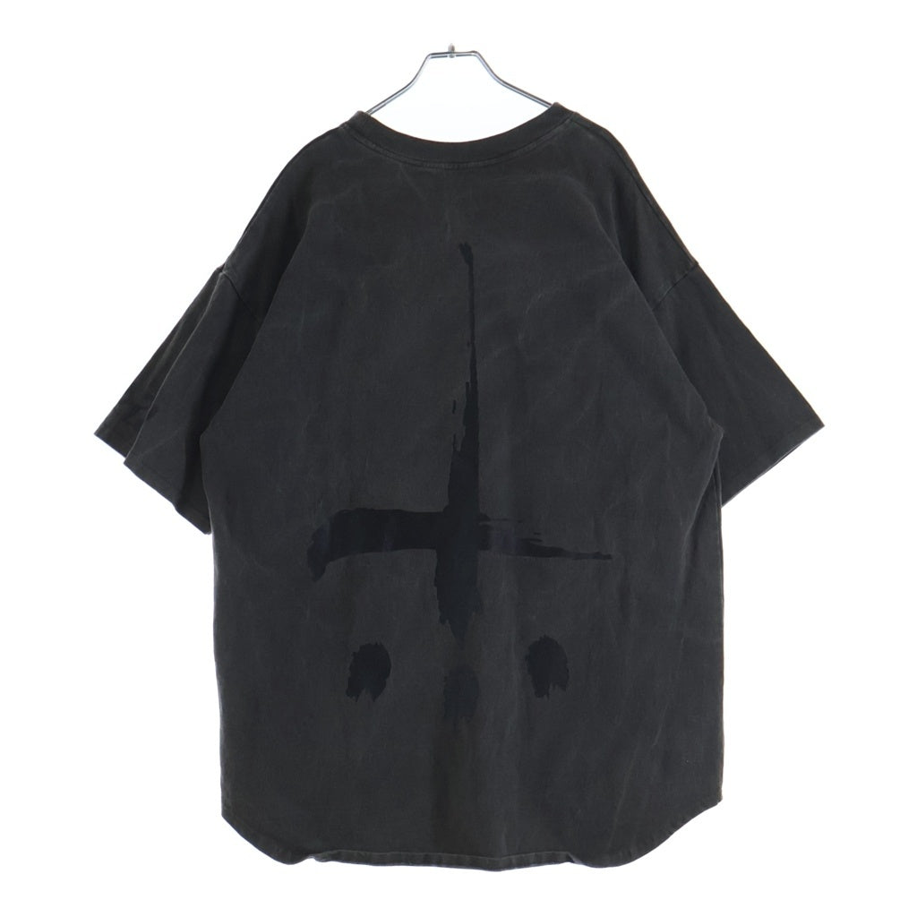 cvtvlist(カタリスト) CREW S/S TEE 2101090307 クループリント半袖Tシャツ ブラック