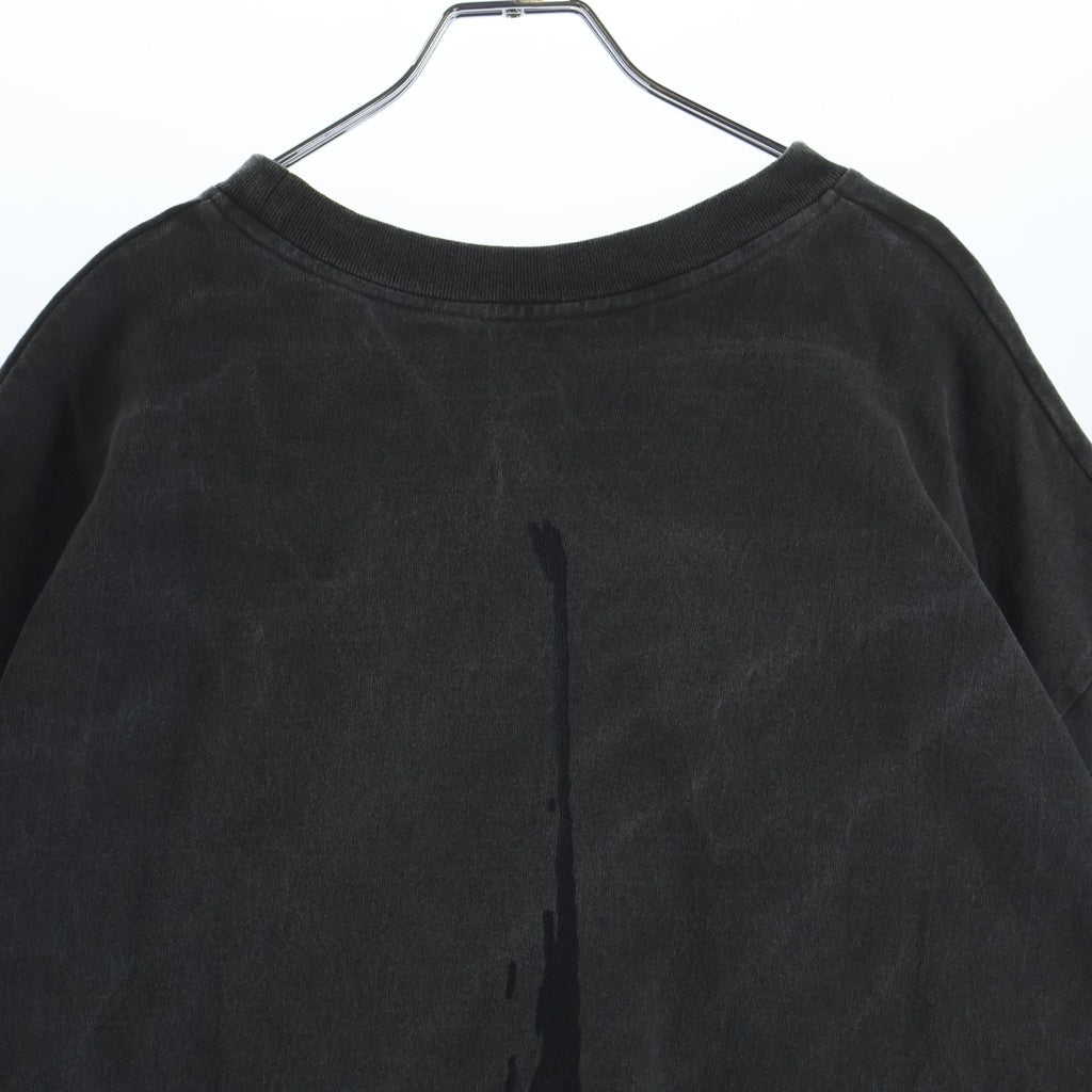 cvtvlist(カタリスト) CREW S/S TEE 2101090307 クループリント半袖Tシャツ ブラック