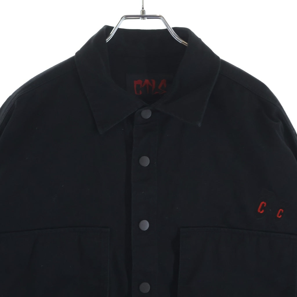 cvtvlist(カタリスト) STENCIL SHIRTS JACKET 2201090201 ステンシルシャツジャケット ブラック