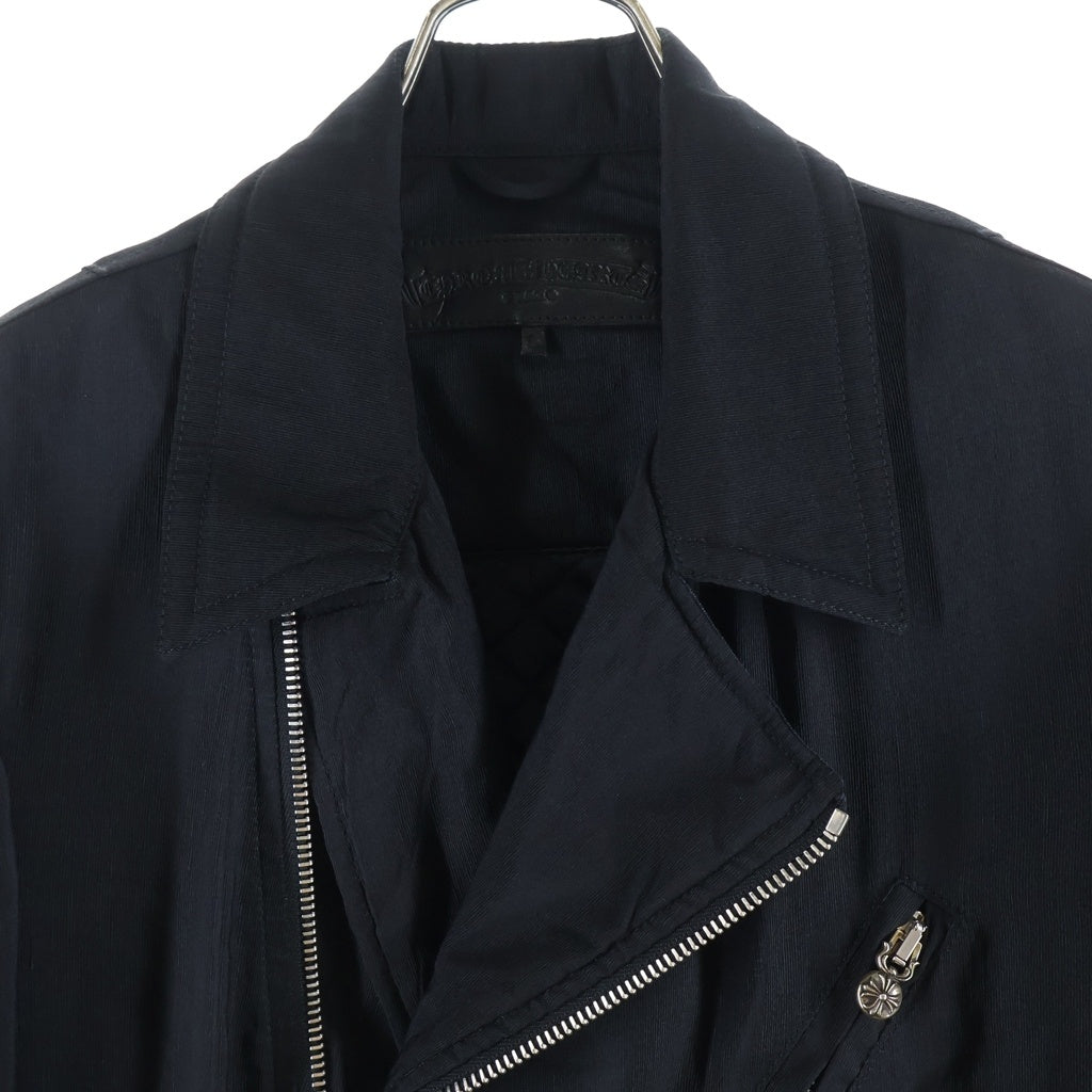 CHROME HEARTS(クロムハーツ) GABBA ジャバ 中綿ライダースジャケット ブラック -