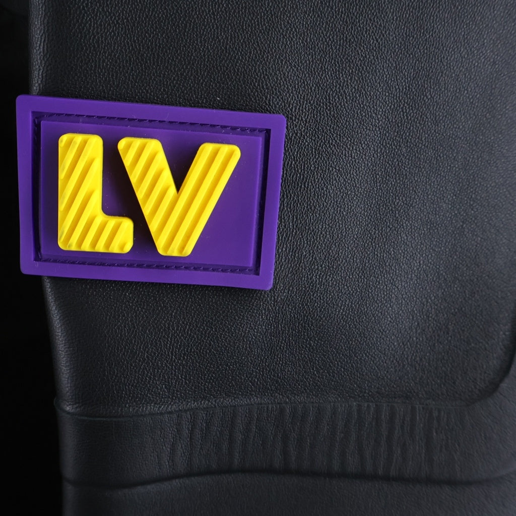 LOUIS VUITTON(ルイヴィトン) 21AW LVワッペン フーデッドレザージャケット RM212M GCQ HLL03E ブラック