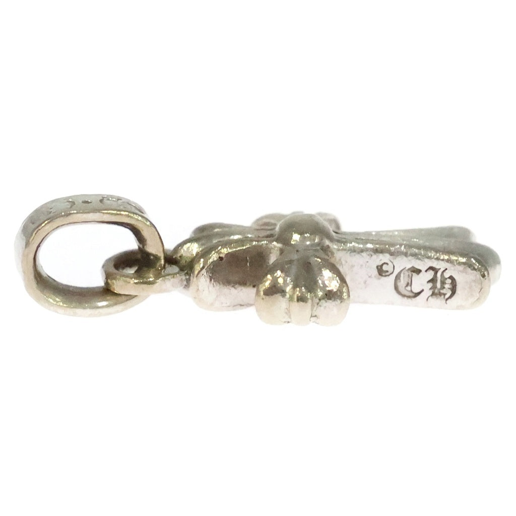CHROME HEARTS(クロムハーツ) 18K CRS BBYFAT P/SAP ベイビーファットクロス PAVEピンクサファイア ペンダントトップ ホワイトゴールド -