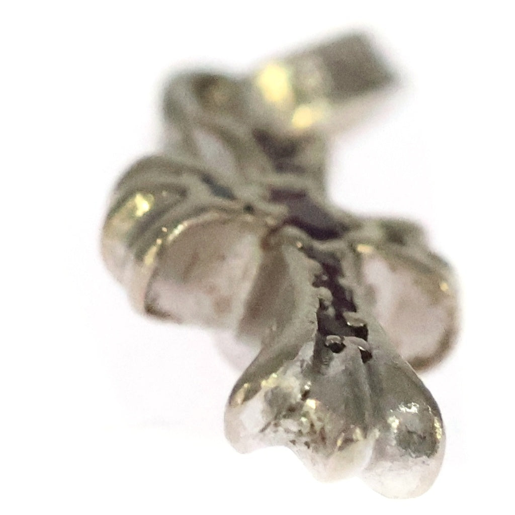 CHROME HEARTS(クロムハーツ) 18K CRS BBYFAT P/SAP ベイビーファットクロス PAVEピンクサファイア ペンダントトップ ホワイトゴールド -