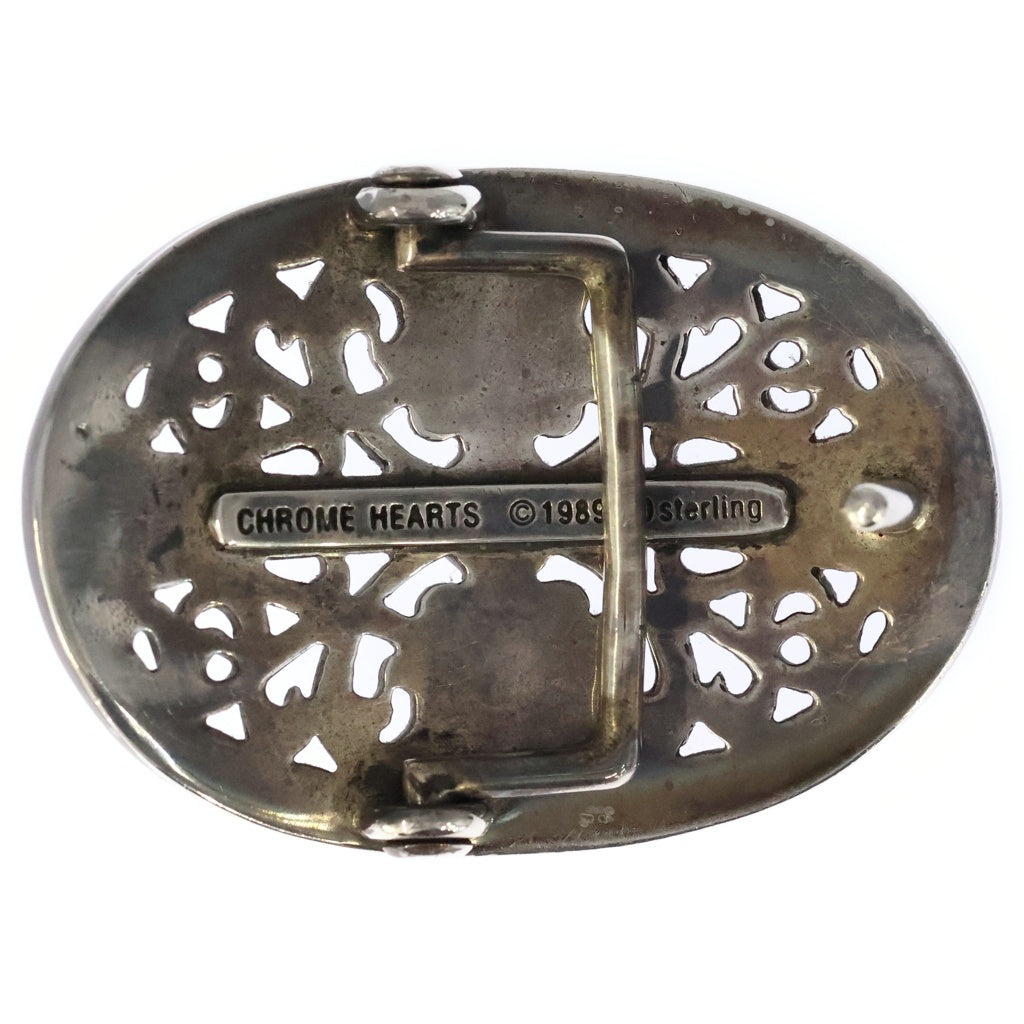 CHROME HEARTS(クロムハーツ) OVAL CROSS STRAP1.5クラシックオーバルクロスバックル シルバー BCA359 -