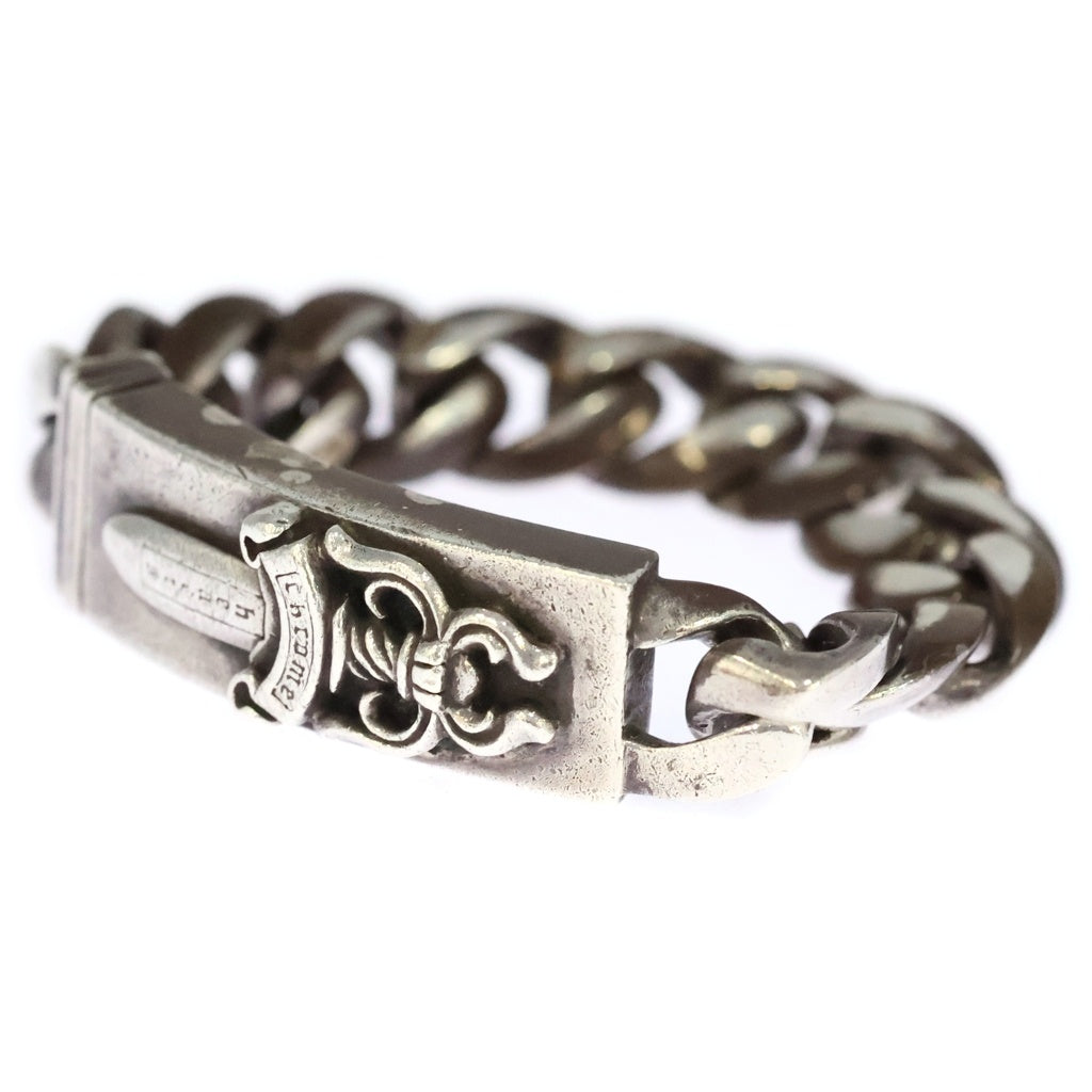 CHROME HEARTS(クロムハーツ) ID DAGGER ダガーIDクラシックリンクブレスレット 11LINK シルバー BCA156 -