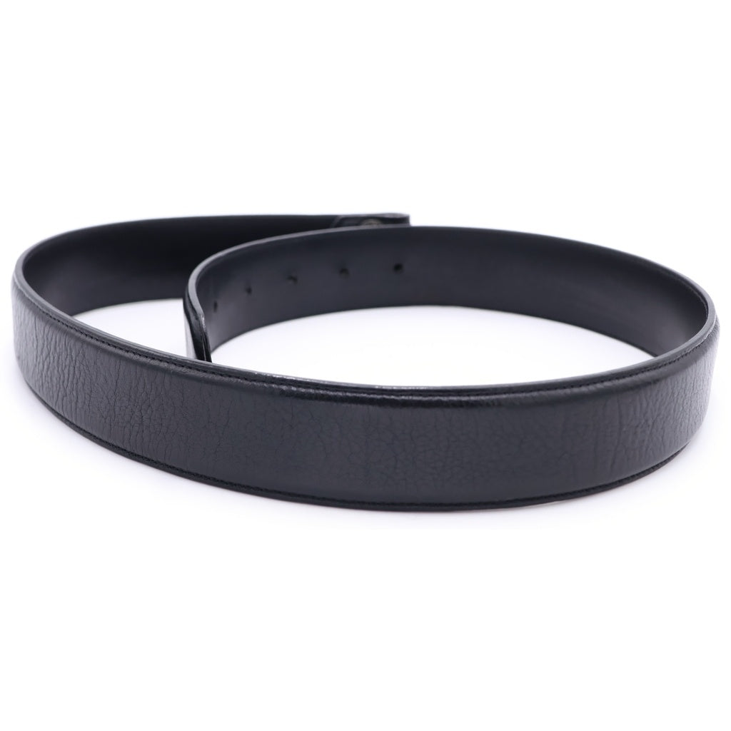 CHROME HEARTS(クロムハーツ) 1.5 STRAP 1.5インチ ホースシューリベッツ レザーベルトストラップ ブラック -