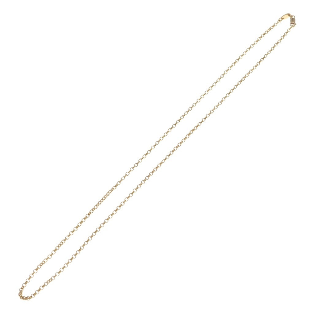 CHROME HEARTS(クロムハーツ) 22K NECKCHAIN R18 ロールチェーンネックレス 18inch ゴールド BCA010 -