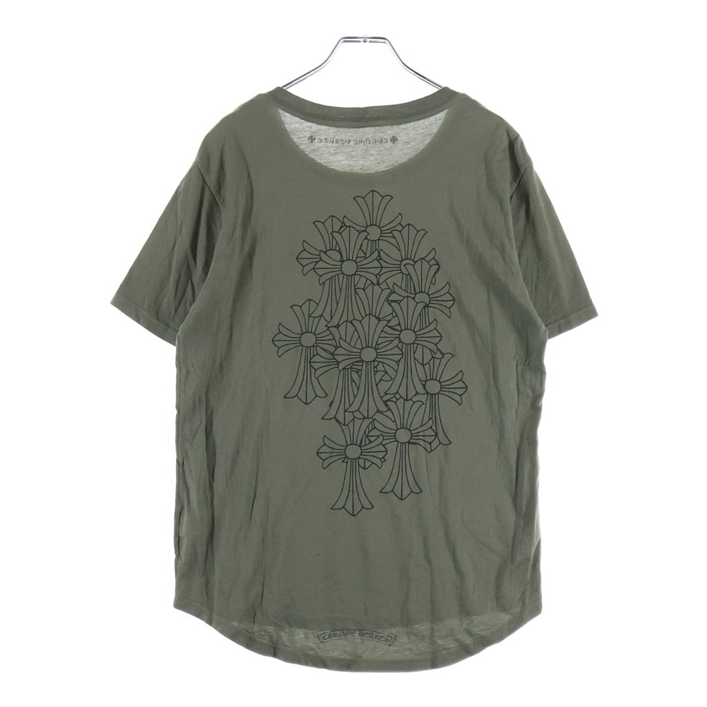 CHROME HEARTS(クロムハーツ) Cemetery S/S Tee セメタリープリント半袖Tシャツ オリーブ/ブラック